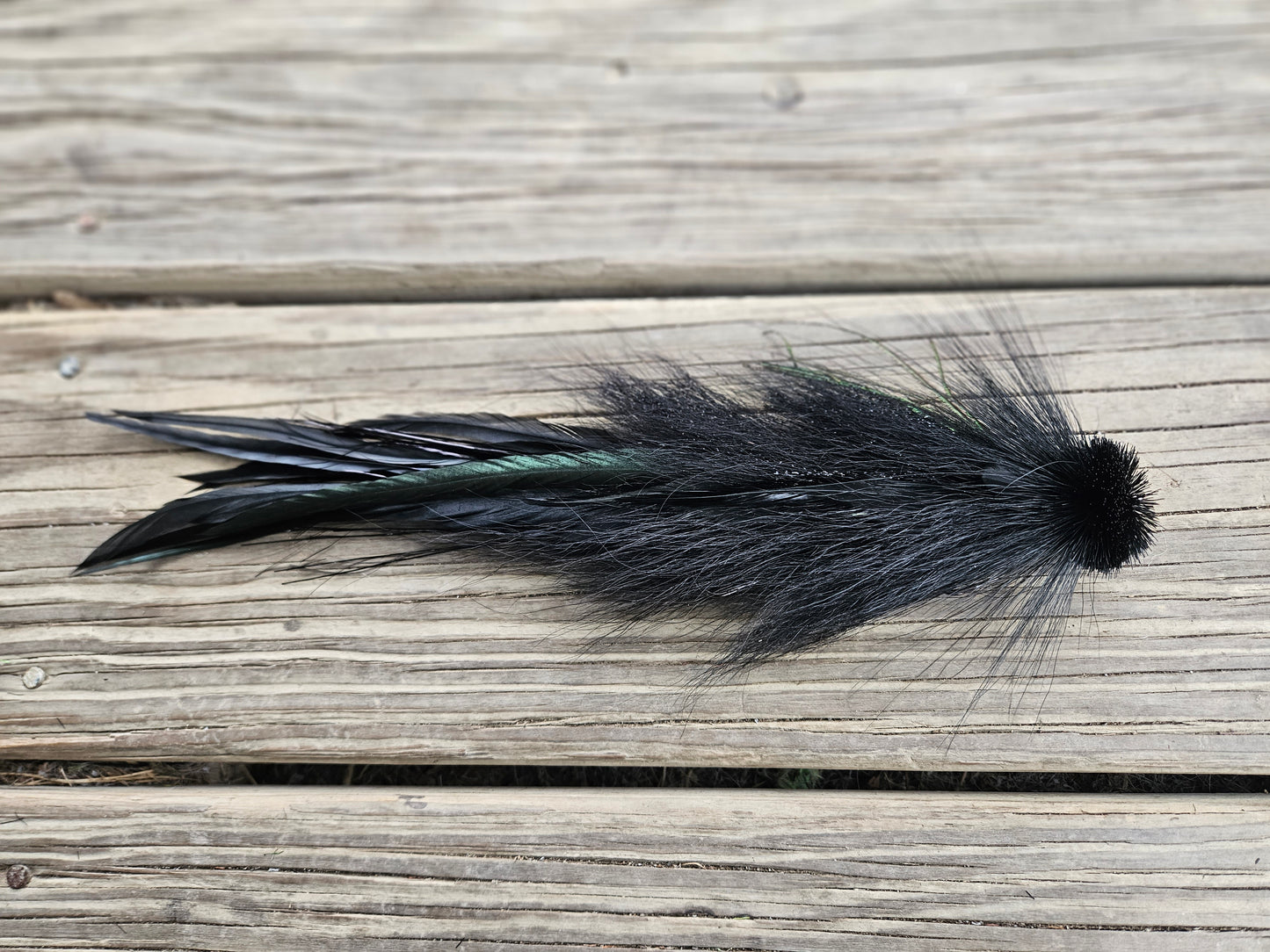 Black Double Buford Musky Fly