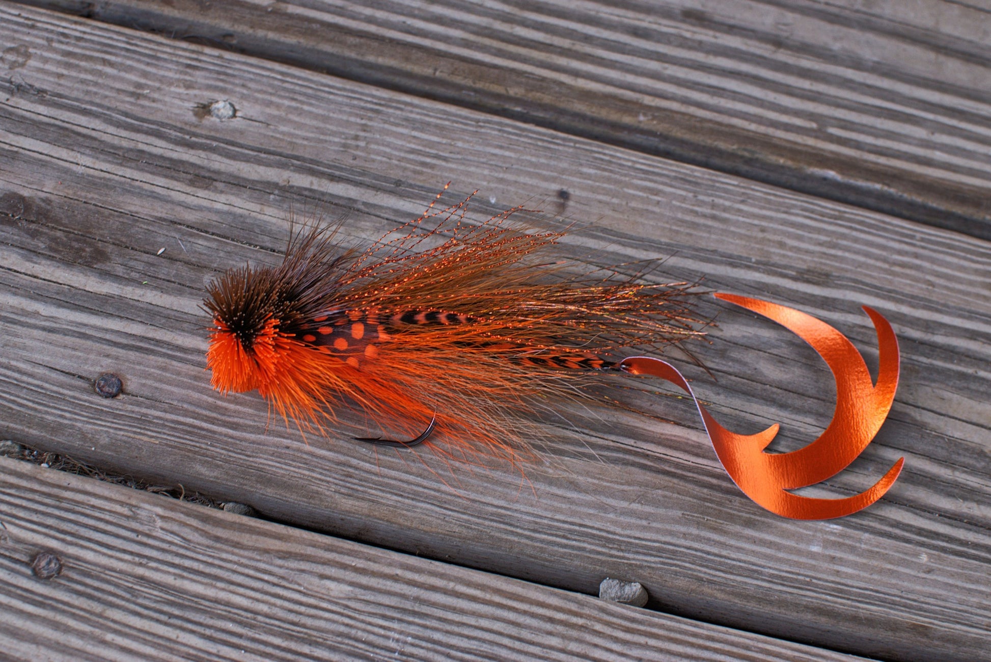 Sucker Single Dragon Tail Musky Fly – Subtle Motion Streamer for Clear – Urban Fly Co