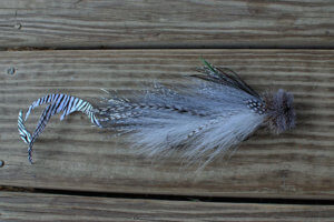 Shad Double Dragon Tail Musky Fly